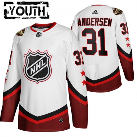 Carolina Hurricanes Frederik Andersen 31 2022 NHL All-Star Wit Authentic Shirt - Kinderen